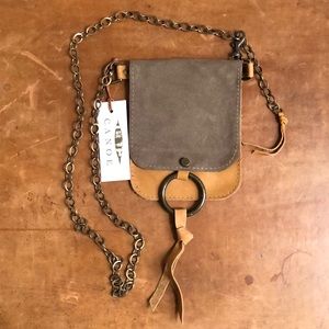 Leather and Suede Belt Bag or Crossbody
